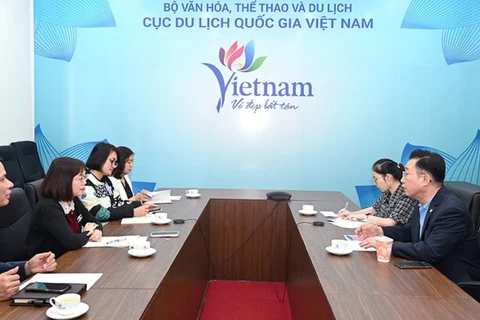 Quang cảnh buổi làm việc. (Ảnh: TITC)