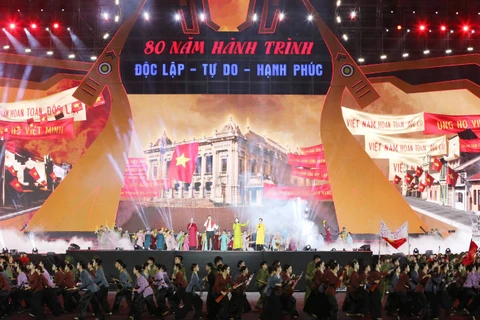 Triển lãm Thành tựu đất nước với chủ đề "80 năm Hành trình Độc lập-Tự do-Hạnh phúc" là một trong những sự kiện văn hóa, thể thao và du lịch tiêu biểu năm 2025.