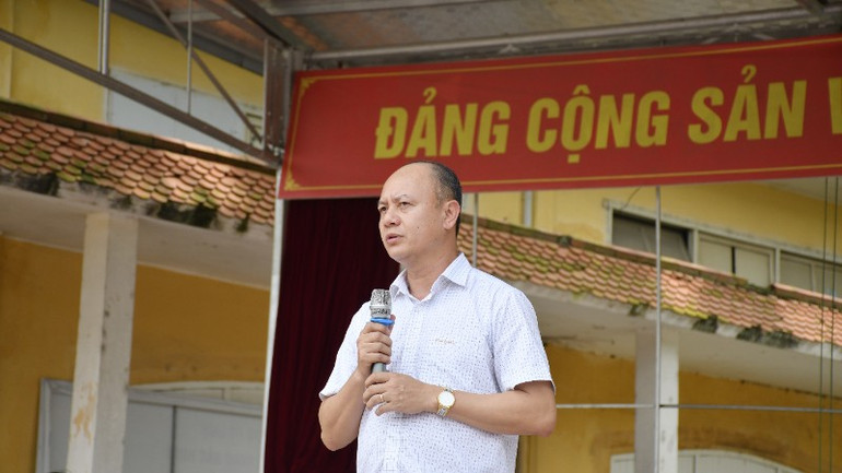 Phó Giáo sư, Tiến sĩ Nguyễn Văn Phúc, Hiệu trưởng Trường Đại học Thể dục thể thao Bắc Ninh kêu gọi các thế hệ sinh viên đoàn kết, chung sức đồng lòng, dựng xây đất nước hùng mạnh. ltu8549-4742.jpg