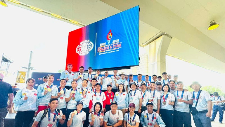 Đoàn Thể thao Công an nhân dân Việt Nam đã có một kỳ Đại hội thành công ngoài mong đợi. cand8-5299.jpg