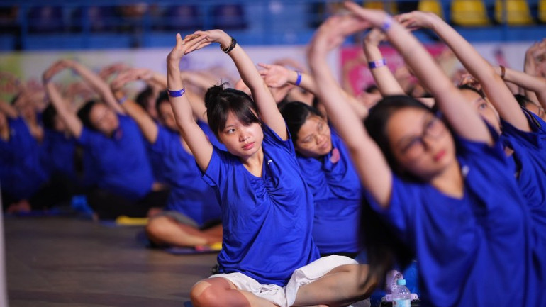 Môn thể thao Yoga giúp mẹ bầu giữ tâm trí bình an, cải thiện sức khỏe tinh thần. image-from-api-4-5759.jpg