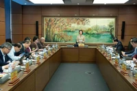 Quang cảnh phiên thảo luận tại Tổ 1 (Đoàn thành phố Hà Nội) của Quốc hội, chiều 11/11/2025. (Ảnh: Media Quốc hội)