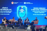 Toàn cảnh tọa đàm. (Ảnh: TRUNG HƯNG)