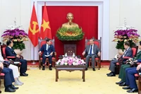 Quang cảnh buổi tiếp tại Trụ sở Trung ương Đảng. (Ảnh: ĐĂNG KHOA)