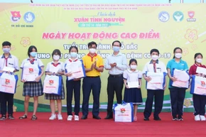 Một hoạt động chăm lo trẻ em bị ảnh hưởng bởi dịch Covid-19 trong dịp Tết Nguyên đán Nhâm Dần 2022 trên địa bàn Thành phố Hồ Chí Minh.