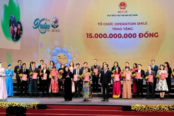 Chương trình "Mùa xuân cho em" năm 2025 tôn vinh, tri ân các tổ chức, cá nhân đã đồng hành với Quỹ Bảo trợ trẻ em Việt Nam.