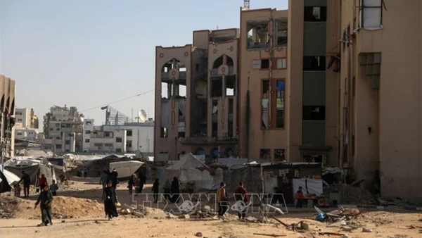 Quang cảnh tại thành phố Gaza ngày 7/12/2025. (Ảnh minh họa: TTXVN)