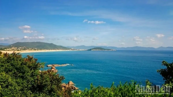 Một góc vịnh Vân Phong. (Ảnh nhandan.vn)