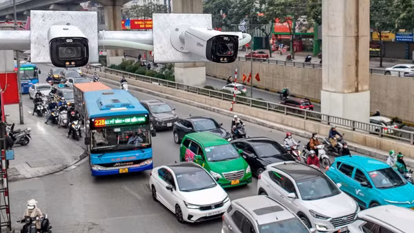 Ứng dụng Internet vạn vật (IoT) trong lĩnh vực giao thông thông minh tại Thủ đô Hà Nội. (Ảnh: Đặng Tiến)