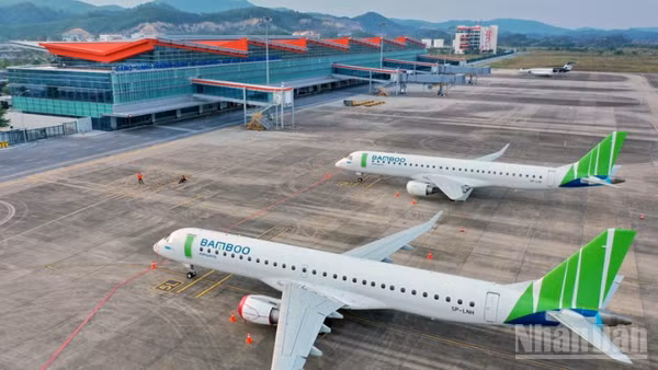 Ảnh minh họa: Cảng hàng không quốc tế Vân Đồn.