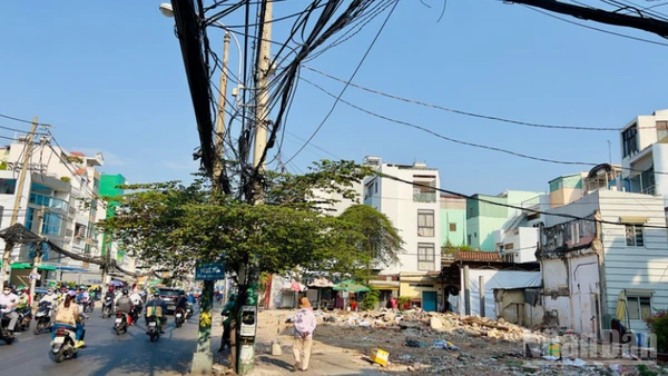 Các mặt bằng thu hồi đã bàn giao cho đơn vị thi công tuyến metro số 2 Bến Thành-Tham Lương. (Ảnh: Báo Nhân Dân)