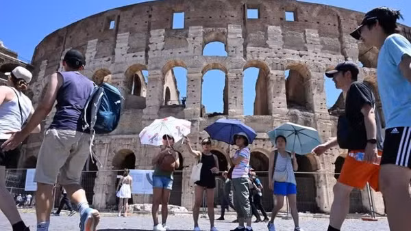 Thời tiết nắng nóng ở Italy. (Ảnh: THX)