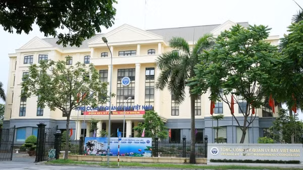 Trụ sở Tổng Công ty Quản lý bay Việt Nam. (Ảnh: Cục Hàng không Việt Nam)