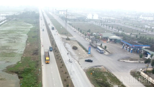 Một đoạn trên tuyến tránh phía đông thành phố Thanh Hóa.