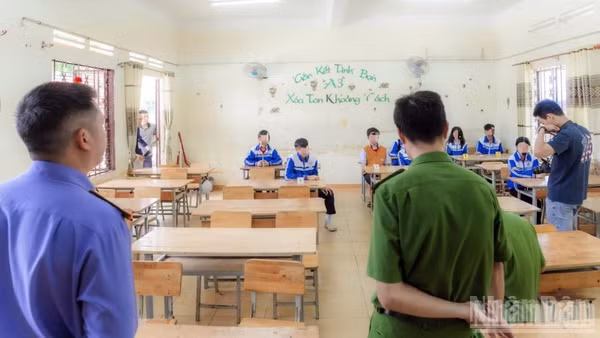 Cơ quan Cảnh sát điều tra Công an tỉnh Lâm Đồng xác định hiện trường, hành vi và các đối tượng liên quan trong vụ việc. (Ảnh: Công an tỉnh Lâm Đồng)