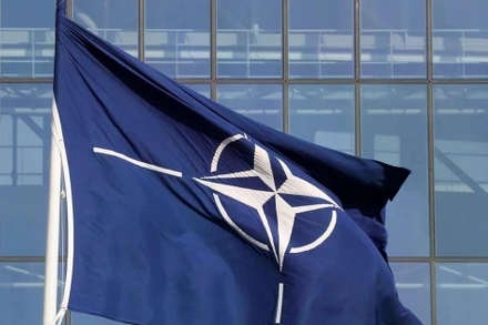 Cờ của NATO. (Ảnh: IDCPC)