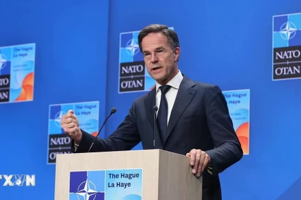 Tổng thư ký NATO Mark Rutte. (Ảnh: THX/TTXVN)