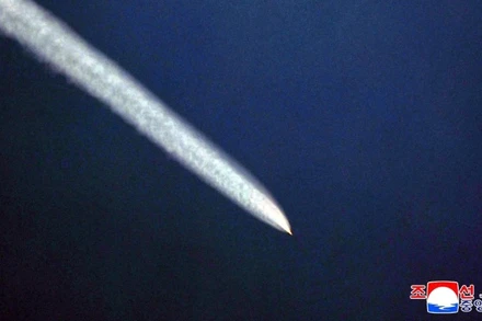 Ảnh được truyền thông Triều Tiên công bố ngày 23/10. (Nguồn:: KCNA)