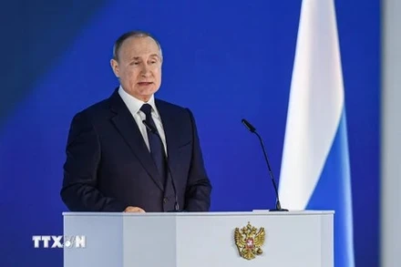 Tổng thống Nga Vladimir Putin. (Ảnh: THX/TTXVN)