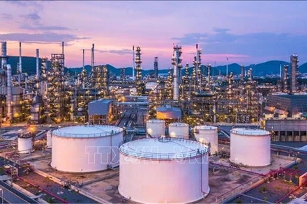 Cơ sở khai thác dầu của Công ty dầu khí quốc gia Aramco của Saudi Arabia. (Nguồn: globalenergyprize.org/TTXVN)