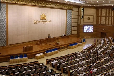 Quốc hội Myanmar. (Nguồn: THX/TTXVN)