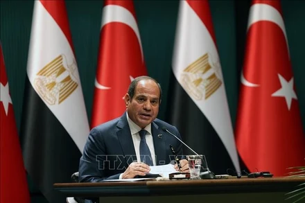 Tổng thống Ai Cập Abdel Fattah al-Sisi. (Ảnh: THX/TTXVN)