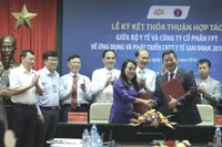 Bộ Y tế và Tập đoàn FPT ký kết thỏa thuận hợp tác về việc ứng dụng, phát triển công nghệ thông tin y tế.