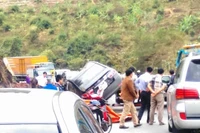 Hiện trường các vụ tai nạn do phóng viên ghi lại.