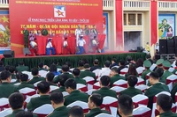 Quang cảnh khai mạc triển lãm.