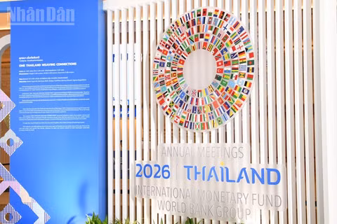 Hội nghị thường niên của IMF và WBG năm 2026 diễn ra tại Bangkok, Thái Lan. (Ảnh: XUÂN SƠN)