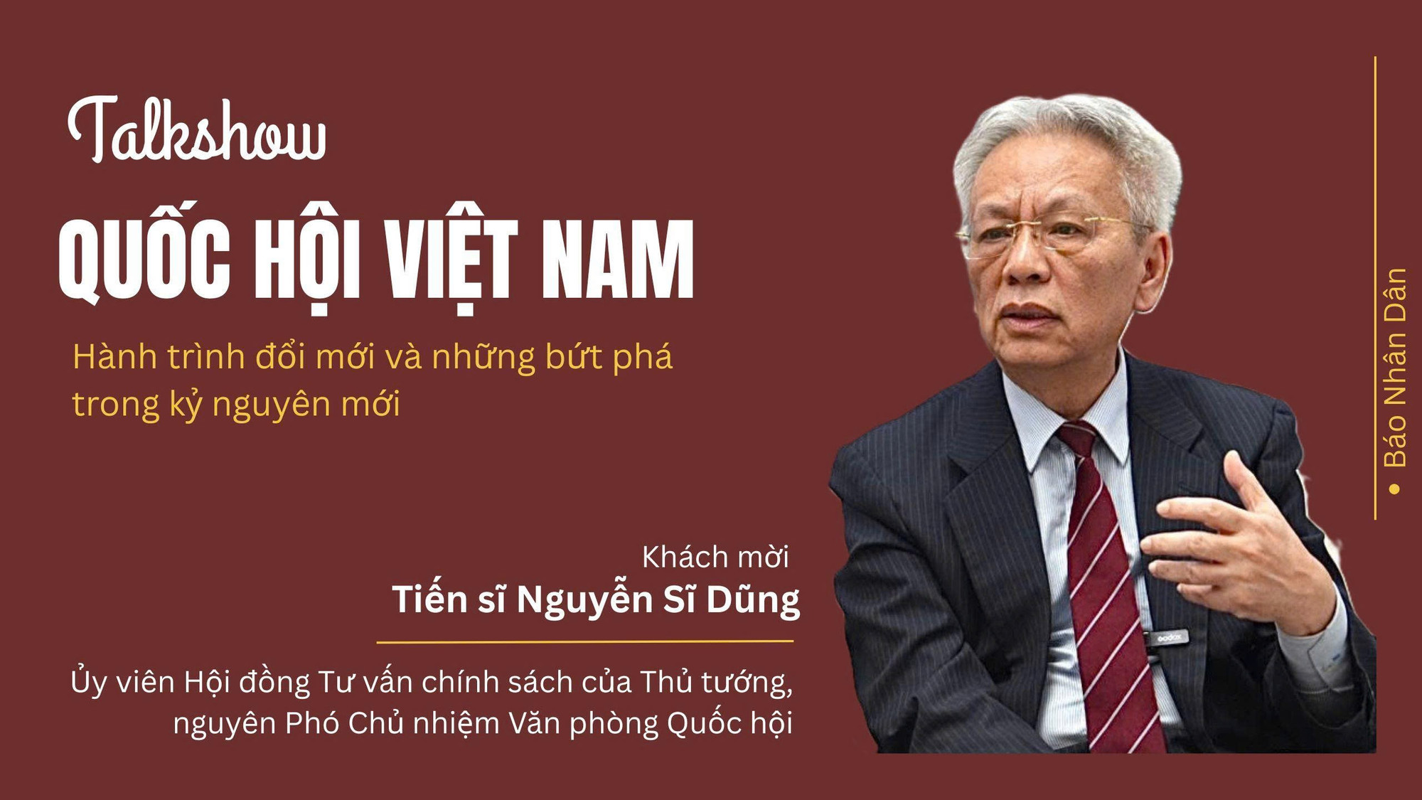 Tiến sĩ Nguyễn Sĩ Dũng: Xây dựng Quốc hội mạnh bắt đầu từ bản lĩnh chính khách của đại biểu