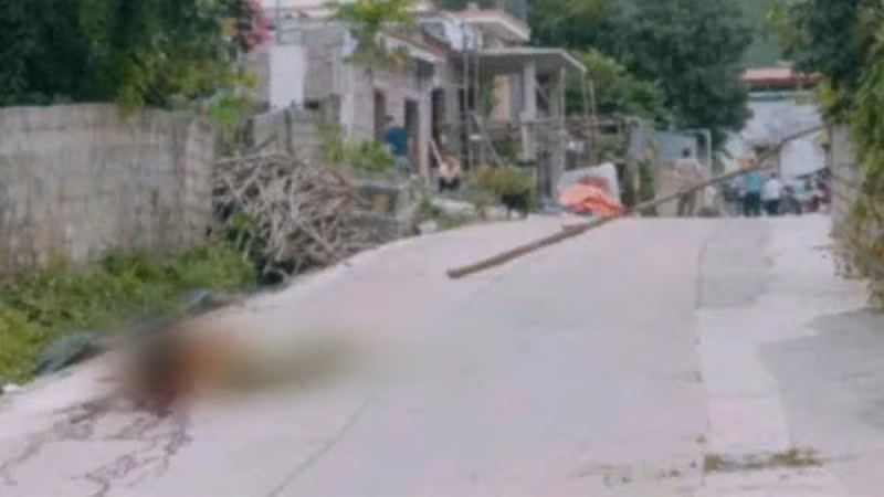 Hiện trường vụ việc. (Ảnh: người dân cung cấp)