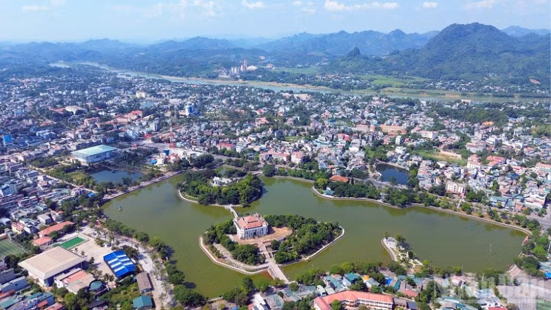 Một góc phường Minh Xuân, tỉnh Tuyên Quang. (Ảnh CHUNG THẮNG) 