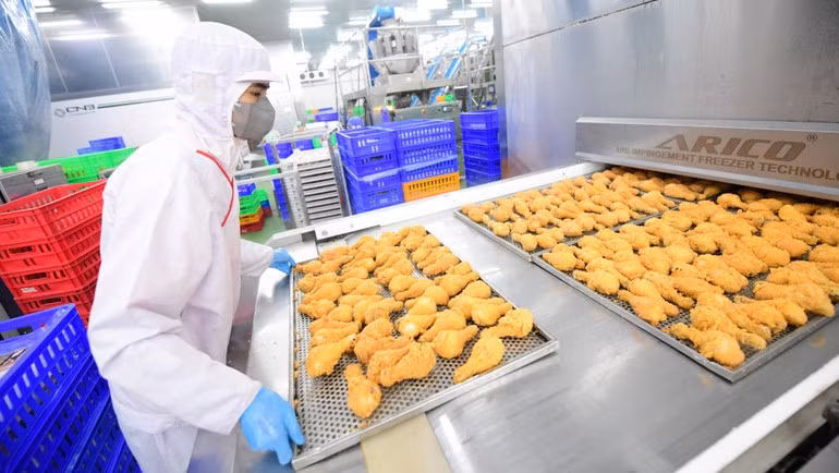 Lao động tại Công ty LC Foods. (Ảnh nhandan.vn)