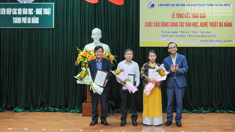 Các tác giả có tác phẩm Giải A tại Cuộc vận động sáng tác văn học, nghệ thuật năm 2025.