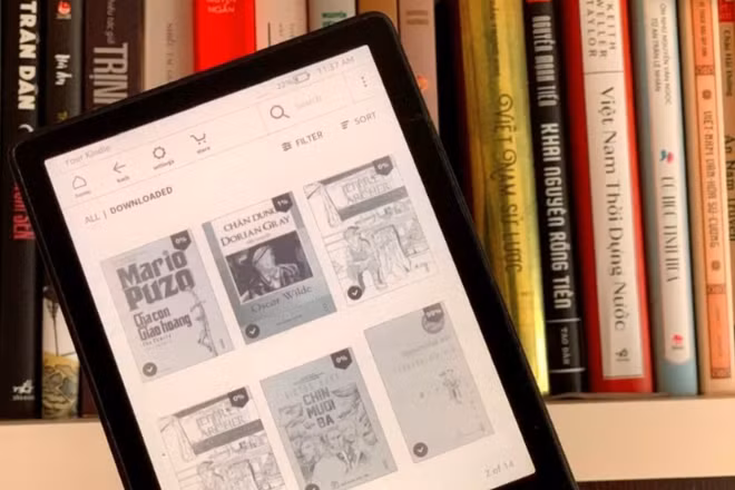 Nhiều người lựa chọn tải ebook lậu vì không thể tìm được bản sách chính thống. (Ảnh Hoàng Sơn)