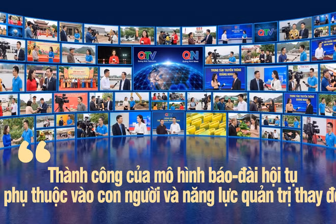 Thành công của mô hình báo-đài hội tụ phụ thuộc vào con người và năng lực quản trị thay đổi