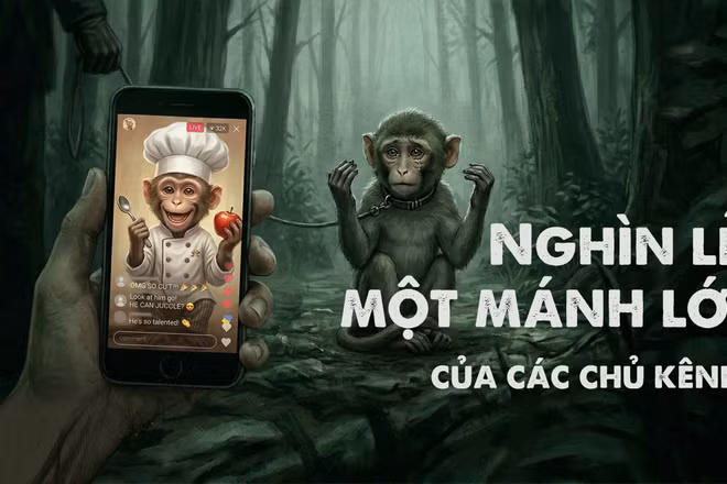 Thế giới ngầm từ "trại tù binh khỉ" - Bài 3: Nghìn lẻ một mánh lới của các chủ kênh