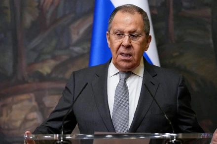 Bộ trưởng Ngoại giao Nga Sergey Lavrov. (Ảnh: GAZETA.RU)