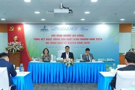 Đoàn Chủ tịch điều hành Hội nghị người lao động năm 2025 của PV GAS TRADING