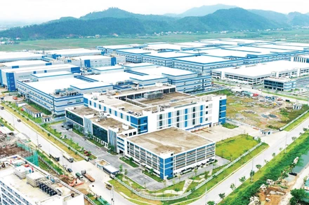 Một góc Khu công nghiệp VSIP Nghệ An.