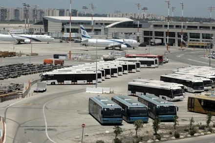 Hình ảnh sân bay quốc tế Ben Gurion, gần thành phố Tel Aviv, miền trung Israel năm 2020. (Ảnh minh họa: Tân Hoa xã)