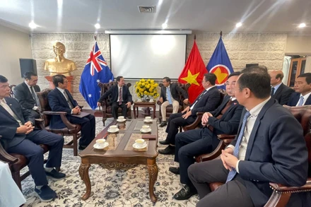 Đoàn công tác Việt Nam làm việc với Đại sứ quán tại Australia về hợp tác khoa học, công nghệ và công tác cộng đồng.