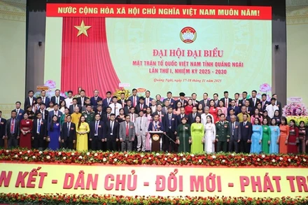 Ra mắt Ủy ban Mặt trận Tổ quốc Việt Nam tỉnh Quảng Ngãi khóa I, nhiệm kỳ 2025-2030.
