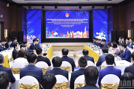 Đại biểu Việt Nam và Nhật Bản tại buổi tiếp.