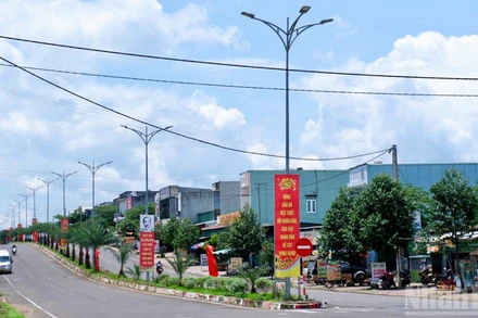 Một góc xã Ia Tơi hôm nay.