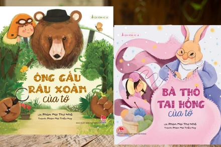 Bộ truyện “Gia đình kì lạ”. (Ảnh: Nhà xuất bản Kim Đồng)