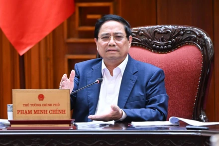 Thủ tướng Phạm Minh Chính phát biểu chỉ đạo tại phiên họp Thường trực Chính phủ với các bộ, ngành, địa phương.