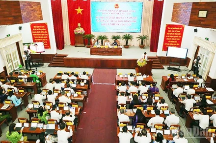 Kỳ họp thứ 29 Hội đồng nhân dân tỉnh Hậu Giang khóa X, nhiệm kỳ 2021-2026.