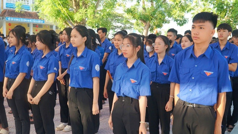 Hơn 500 đoàn viên, thanh niên hăng hái tham gia Lễ ra quân chiến dịch Thanh niên tình nguyện hè. 8.jpg